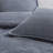 Woolrich Mckenzie Blue Oversized Cozy 100% Cotton Twill Washed 3-Piece King/Cal King Duvet Set-114516881-114516878