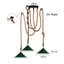 Lundys 3 - Light Green/Black Pendant-1102148347