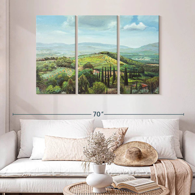 Alvord Rolling Hills Pistoia Toscane, H 32 po x l 50 po