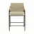 Henrik 26" Seat Height Mid-Century Modern Counter Stools with Wood Armrests-1732870933