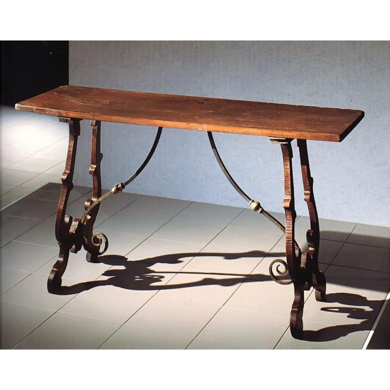 60" Solid Wood Console Table
