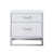 Blanc / Chrome est en rupture de stock