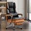 Fauteuil de direction double rembourré avec repose-pieds-1888495438