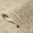 Mulay Floral Farmhouse High-Low/Carved Polyester Area Rug, Beige/Gold-477933860