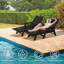 Chaise longue d'extérieur inclinable en PEHD -2020307049