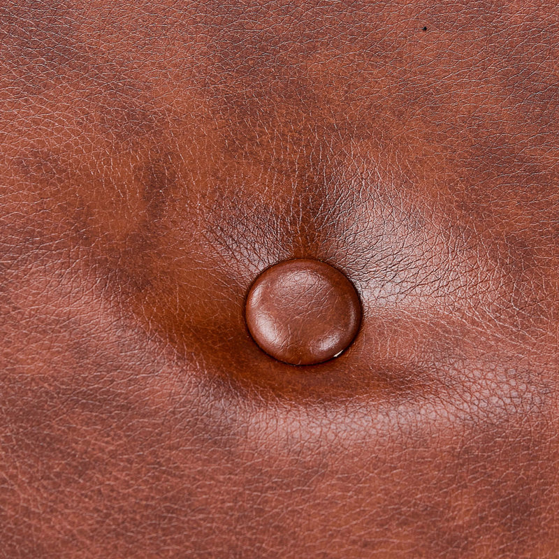 Cirilla Faux Leather Upholstered Bench