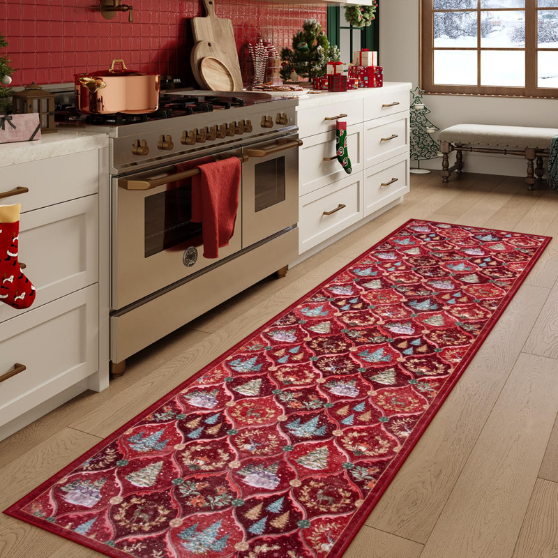 Tapis de Noël Laraven, Tapis de couloir 2 pi x 8 pi