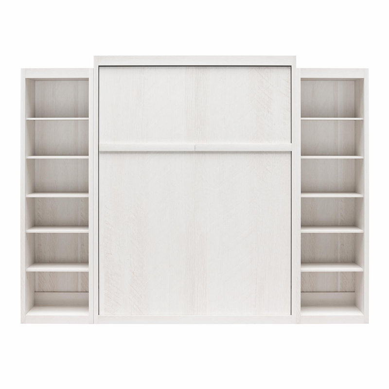 Wexford Murphy Bed with Storage Bookcases | Space-Saving