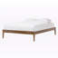 Grand lit plateforme moderne Craddock Curiel, noyer, H 14,82 po x L 83,85 po x l 61,43 po-749873187-749873181
