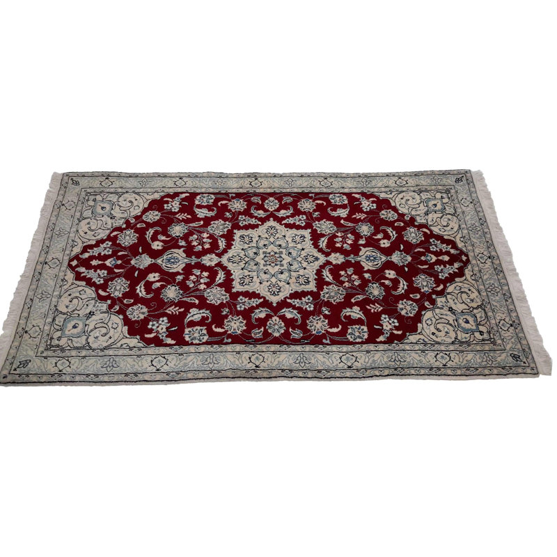 Nishtha Oriental Area Rug in Red