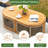 Oval Acacia Outdoor Coffee Table