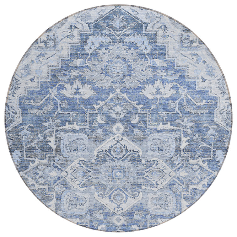 Malchow Washable Oriental Indoor / Outdoor Rug