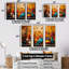 «Orange Boho Pottery Expressions I», art mural Boho-1749051106-1749051116