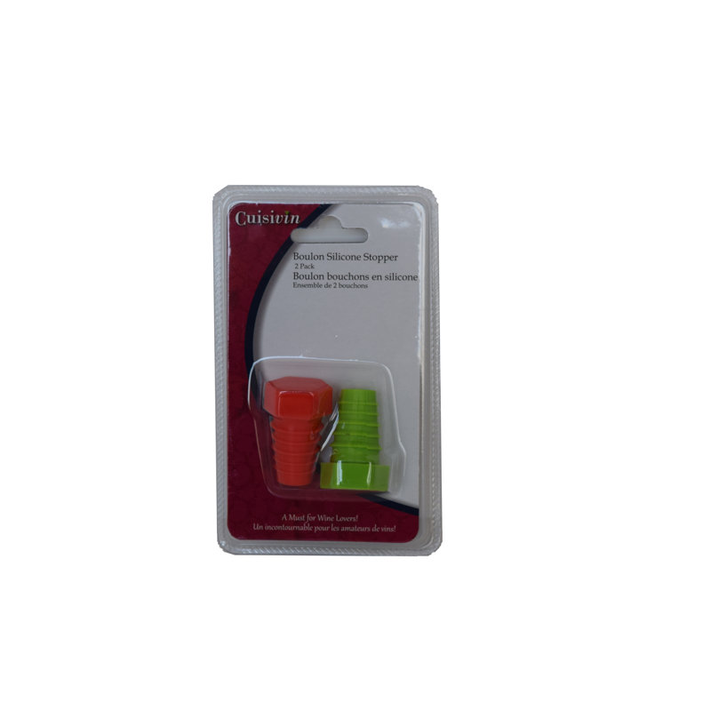 Bouchon de bouteille en silicone boulon