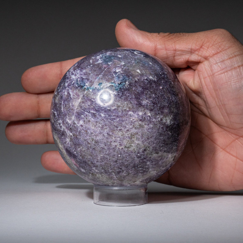 Genuine Polished Lepidolite (3") Sphere from Madagascar