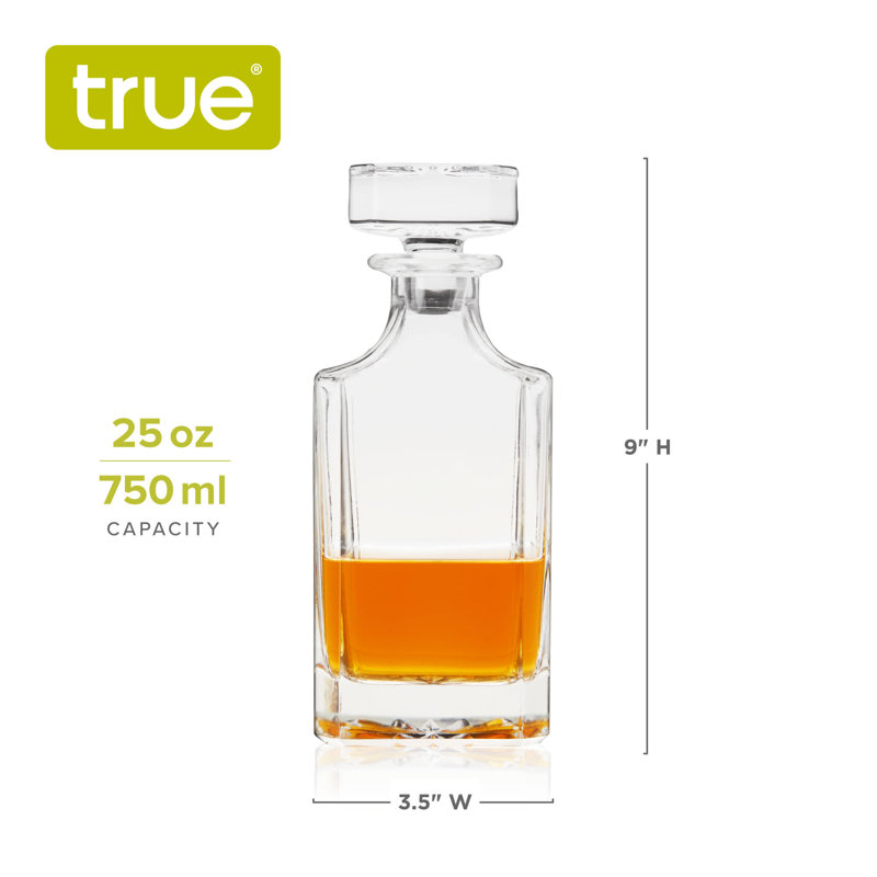 Carafe à décanter Clarity 750 ml avec bouchon en verre Clarity