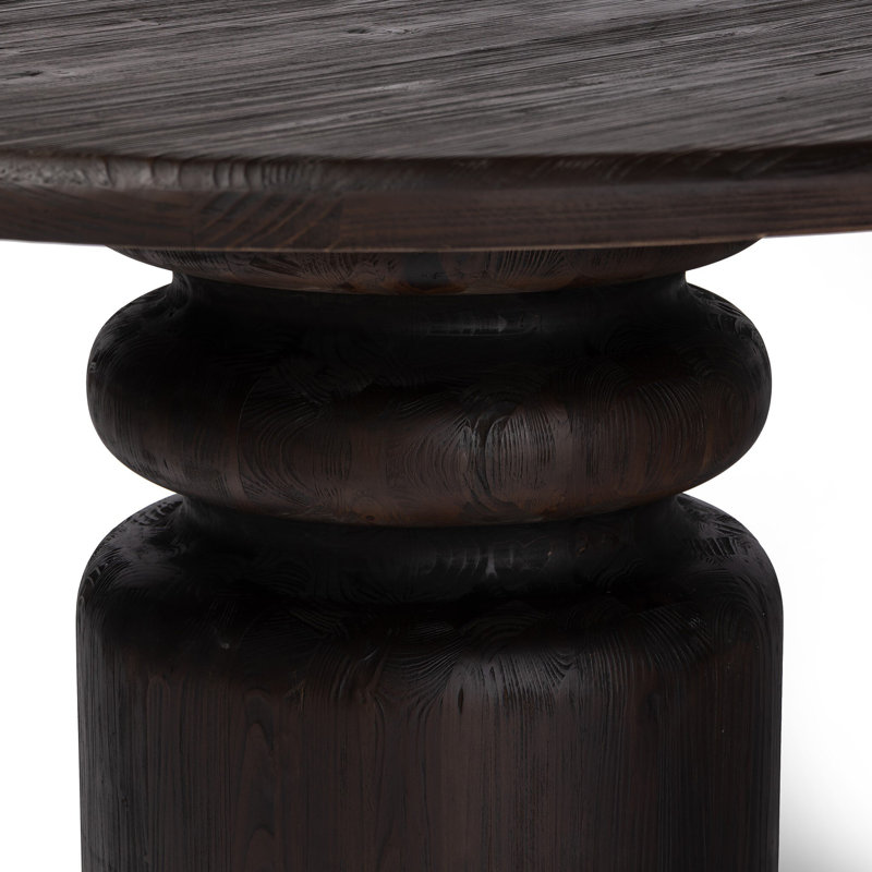 Kerrville Round Pine Wood Dining Table