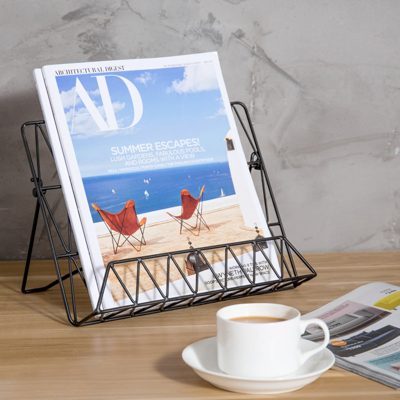 19 cm H Metal Book Stand