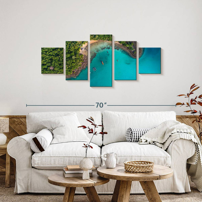 Forêt des Caraïbes, H 24 po x l 55 po