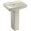 Lavabo sur pied en cÃ©ramique Reve avec trop-plein-10942016-46012894-46012897