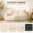 Colman  59" Wide Bean Bag Chair,Corduroy Lazy Sofa,Loveseat-369471924-387399766