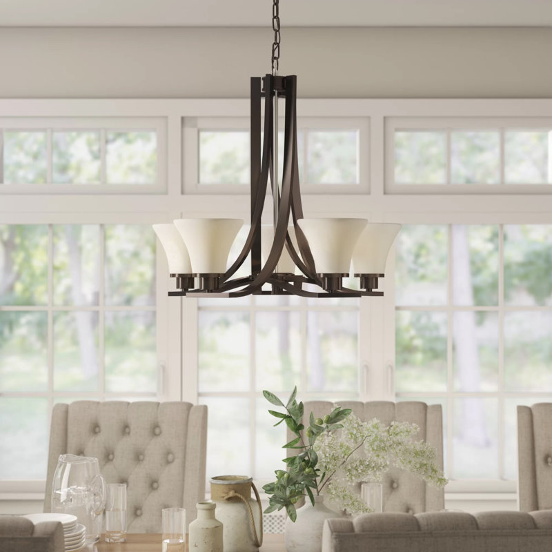 Vanhook 5 - Light Dimmable Classic / Traditional Chandelier