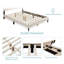 Normsman Dove Tufted Upholstered Platform Bed  - Queen-2032272071