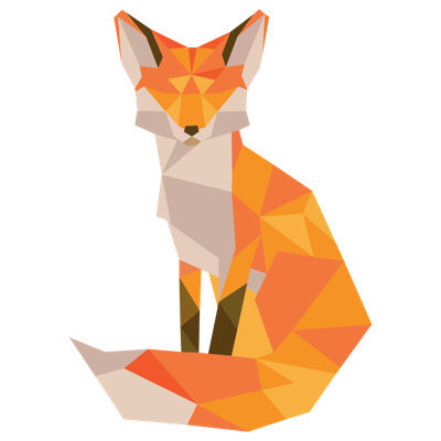 Adhésif décoratif renard renard