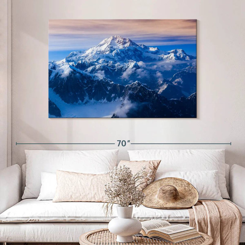 Alvord Snow Covered Mountain, 32" H x 48" W