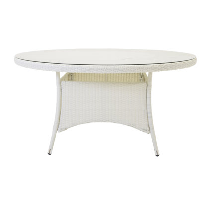 Mitul Round Wicker Outdoor Dining Table , 90cm cm W 90cm cm D