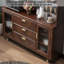 Nouvelle armoire de rangement en bois d'hévéa de style chinois