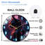 Horloge murale futuriste 12 po