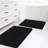 Yasmen Super Soft Absorbent Chenille Bath Rug Set with Non-Slip Backing-2040465412