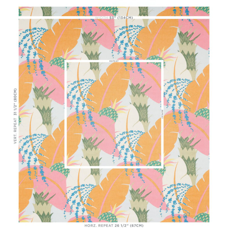 Ananas Fabric, Tropical