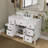 Dee 48" Fully Assembled Single Bathroom Vanity with Engineered Stone Top, Ceramic Sink-664750117