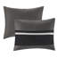 Édredon 7 pièces en faux suède noir très grand, style transitionnel, 2 taies décoratives, 3 coussins décoratifs, taille facile d'entretien, suède noir, aspect, confortable, lavable à la machine-119106136-119106139