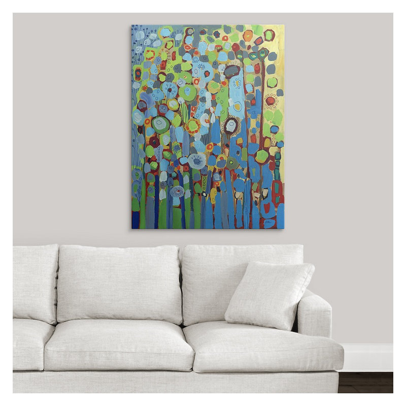 «Nolani Growing in Blue», reproduction, H 24 po x l 18 po x P 1,5 po, Toile