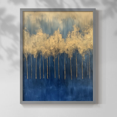 Série ABSTRACT II - impression encadrée de qualité supérieure - prête à être accrochée - aucun clou requis