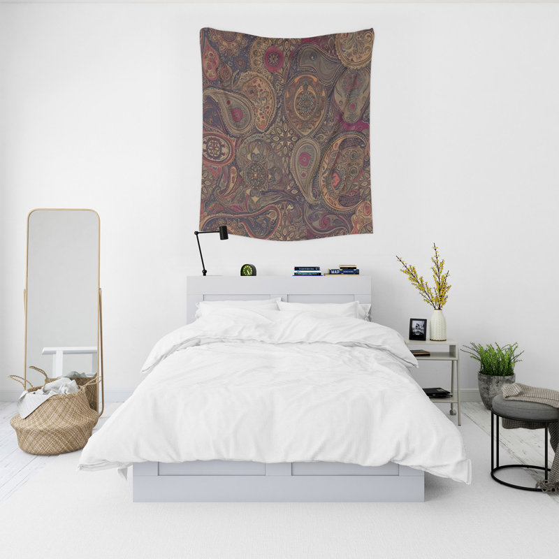 Tapisserie murale, H 80 po x l 68 po x P 0,8 po