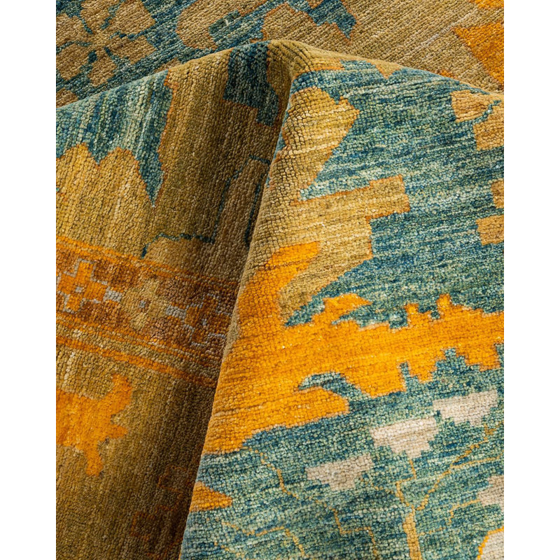 Cartrell One-of-a-Kind 8' 1" X 9' 7" Hand Knotted Area Rug