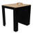 Tanna Kitchen Counter Dining Table with Three Side Shelves, Top Counter Table and Two Legs, Freestanding Kitchen Table-1927928387