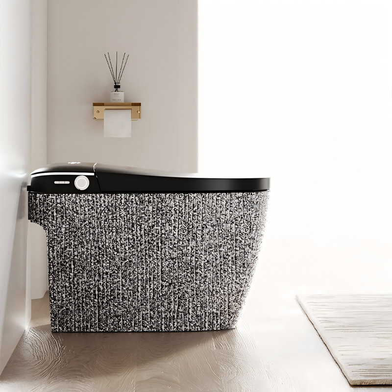 Toilette intelligente tout-en-un 12 po avec couvercle à ouverture automatique 12 po