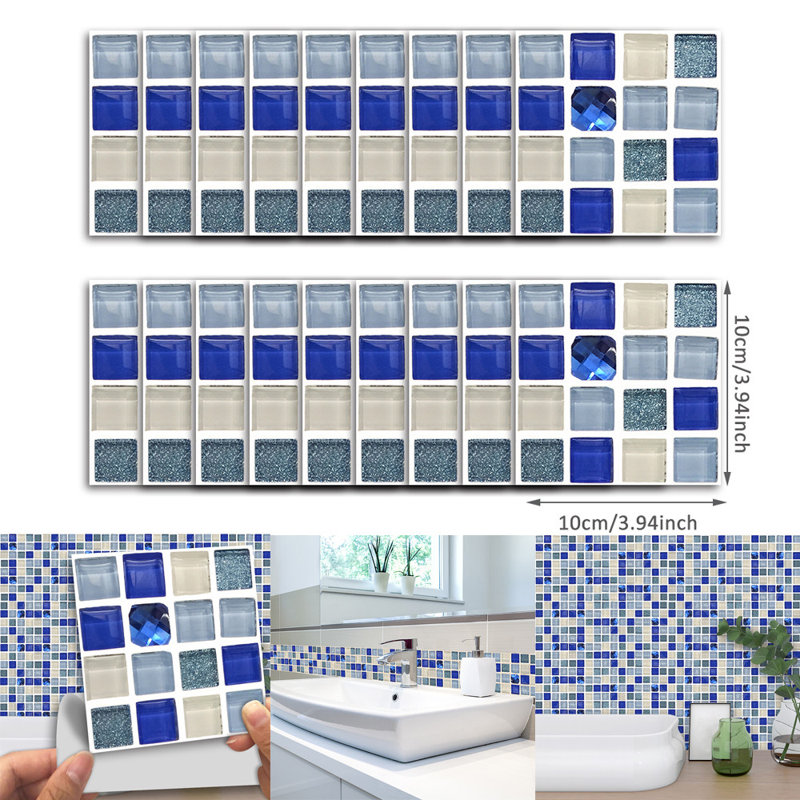 18 pièces d'autocollant de cuisine mural autocollant