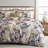 Egyptian-Quality Cotton Satin Floral Duvet Cover-594598545