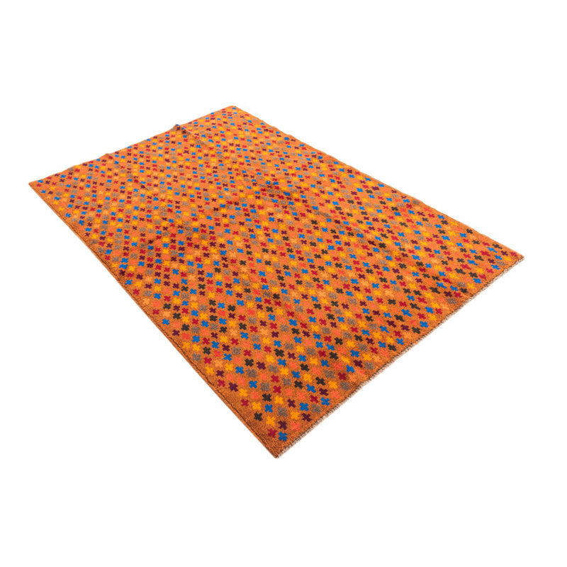 Tapis orange Nunez