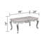 Élégante table basse en bois argenté - idéale pour les espaces de vie contemporains