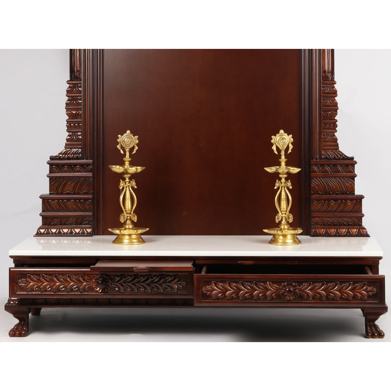 Exotic India 70'' Super Large Hindu Idol Wooden Frame with Lights ...