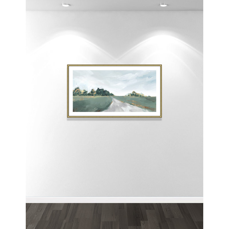 Field Of Dreams by Isabelle Z, Gold Framed Paper, 25.5" H x 45.5" W x 0.88" D