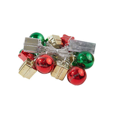 Christmas Decorations LED Christmas Gift Box Lights String Decorations Shop Window Hanging Decorations Christmas Tree Decorations Creativeness Gifts C