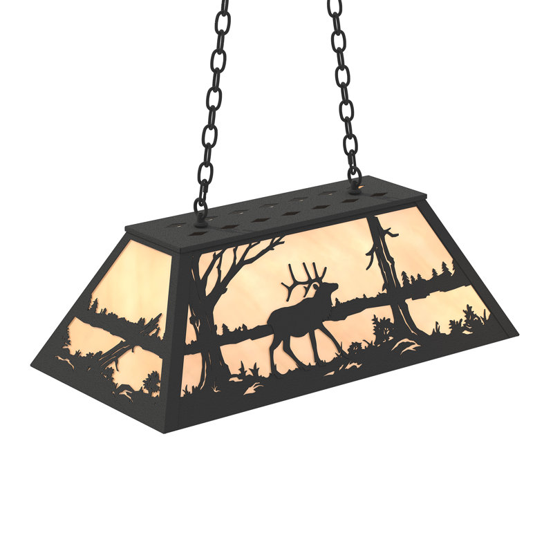 6 - Light Pendant, Beige, Textured Black, Glass